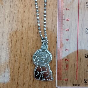 Silver Character Pendant Necklace for Kids